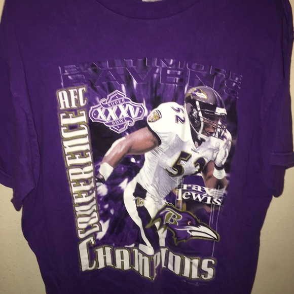Vintage Ray Lewis Graphic Tee Shirt - Picture 2 of 2
